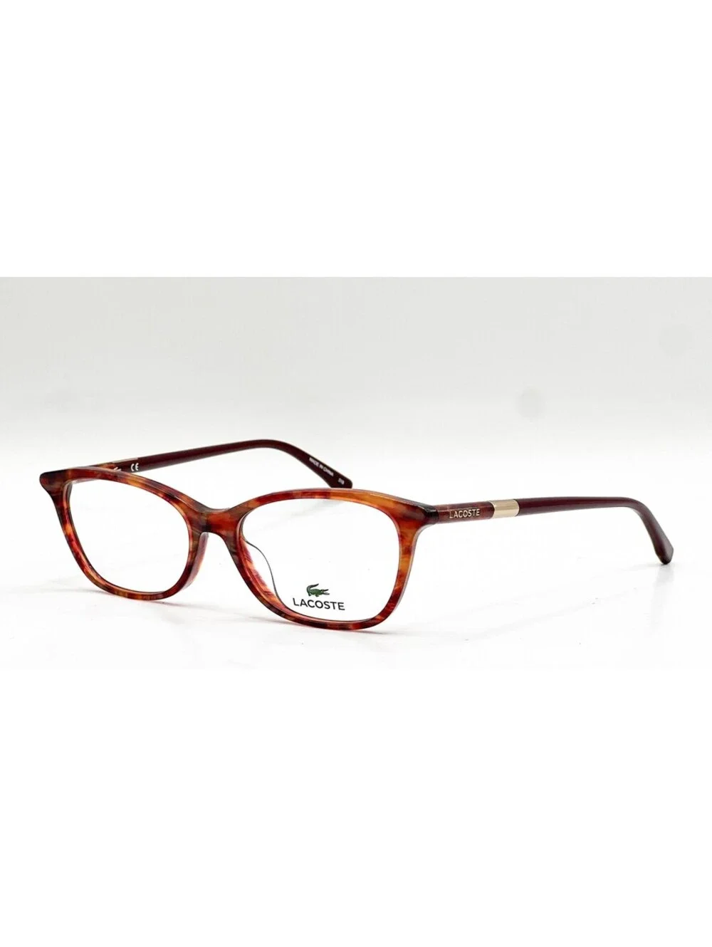 Lacoste L2791 615 Striped Red Rectangle Authentic Eyeglass Frames 52-16